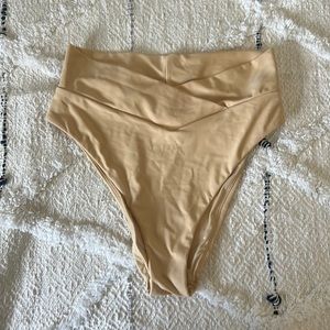 Aerie Crossover High Waisted Bikini Bottom